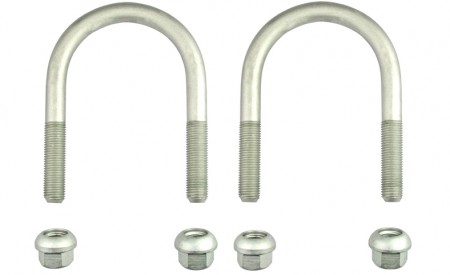 2x Federbgel / Bride kurz fr Mercedes Sprinter (Typ 901 -906) Blattfeder mit 1 Lage 22-26 mm (Bj. 1995-2018)