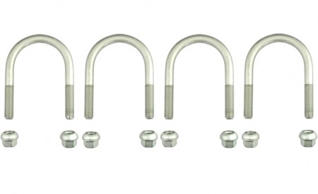 4x Federbgel / Bride kurz fr Mercedes Sprinter (Typ 901 -906) Blattfeder mit 1 Lage 22-26 mm (Bj. 1995-2018)