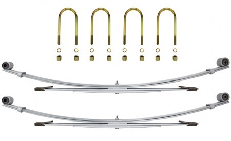 2 x Blattfeder FIAT Ducato , 280 / 290 , mit 4 Lagen , verst�rkt , + 4x U-B�gel , 1982-1994